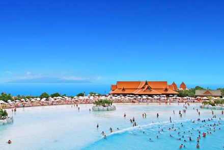 Siam Beach Sandstrand Siam Park Teneriffa